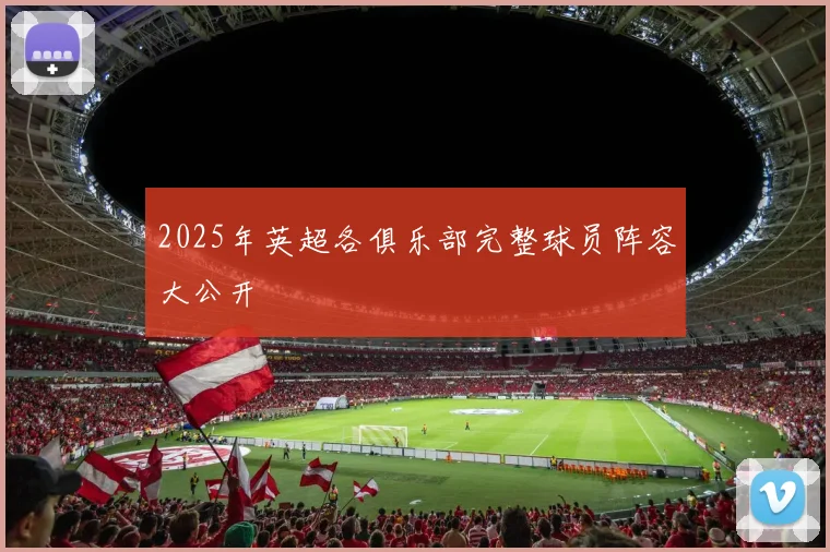 2025年英超各俱乐部完整球员阵容大公开